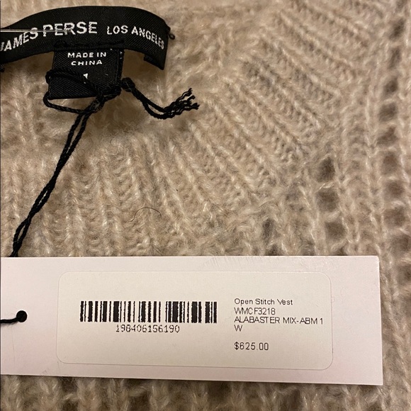 James Perse Cashmere Silk Open Knit Shell - Picture 5 of 9